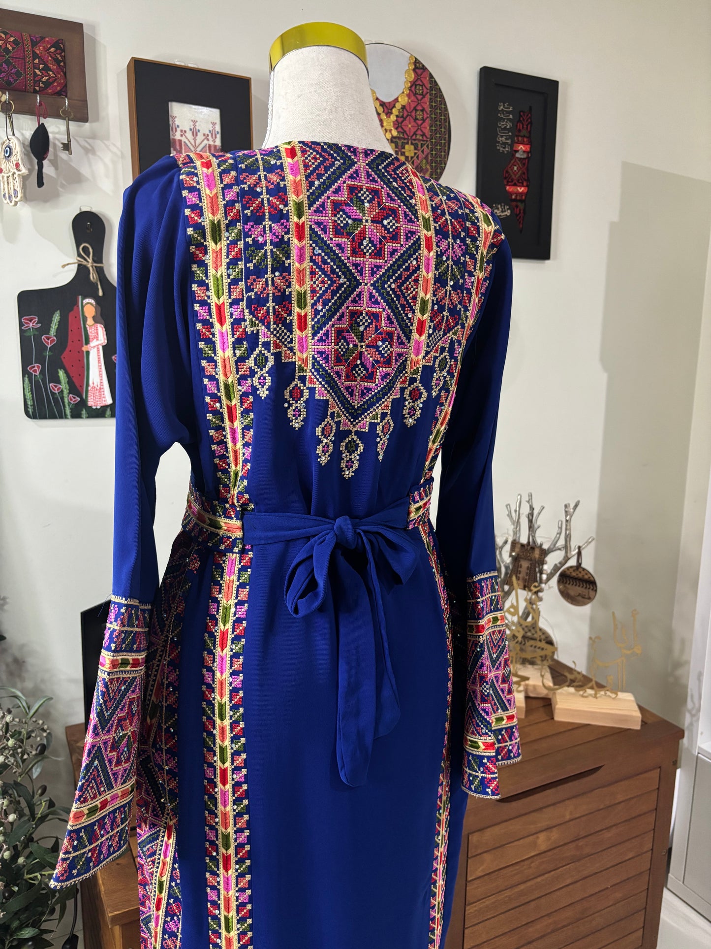 The Blue Tatreez Thobe
