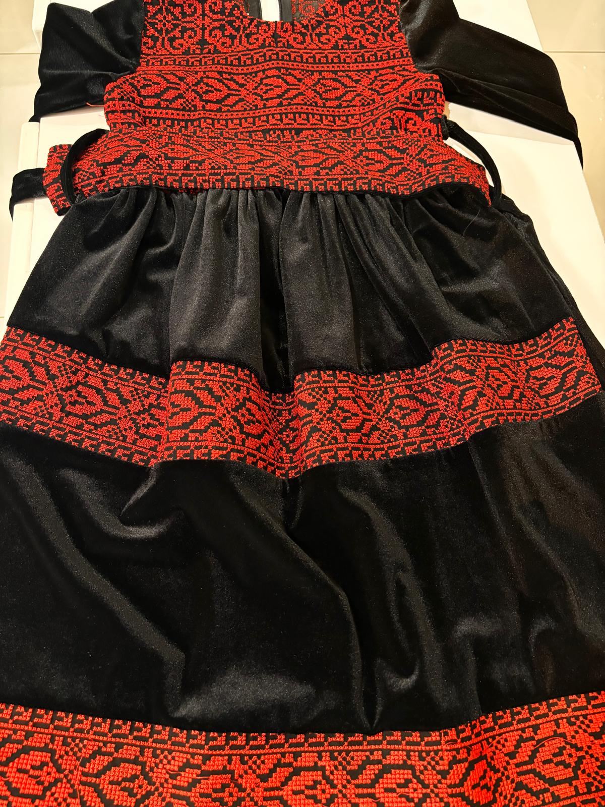Kids Palestinian Thobe (Velvet)