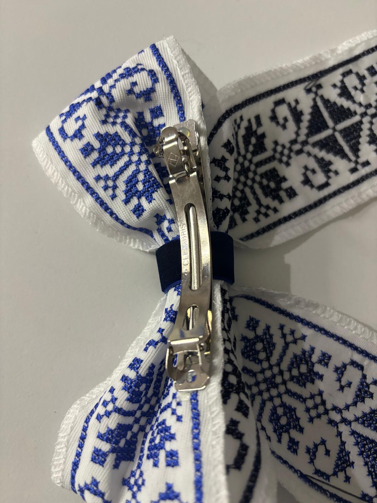 The Heritage Hair Bow (Blue)