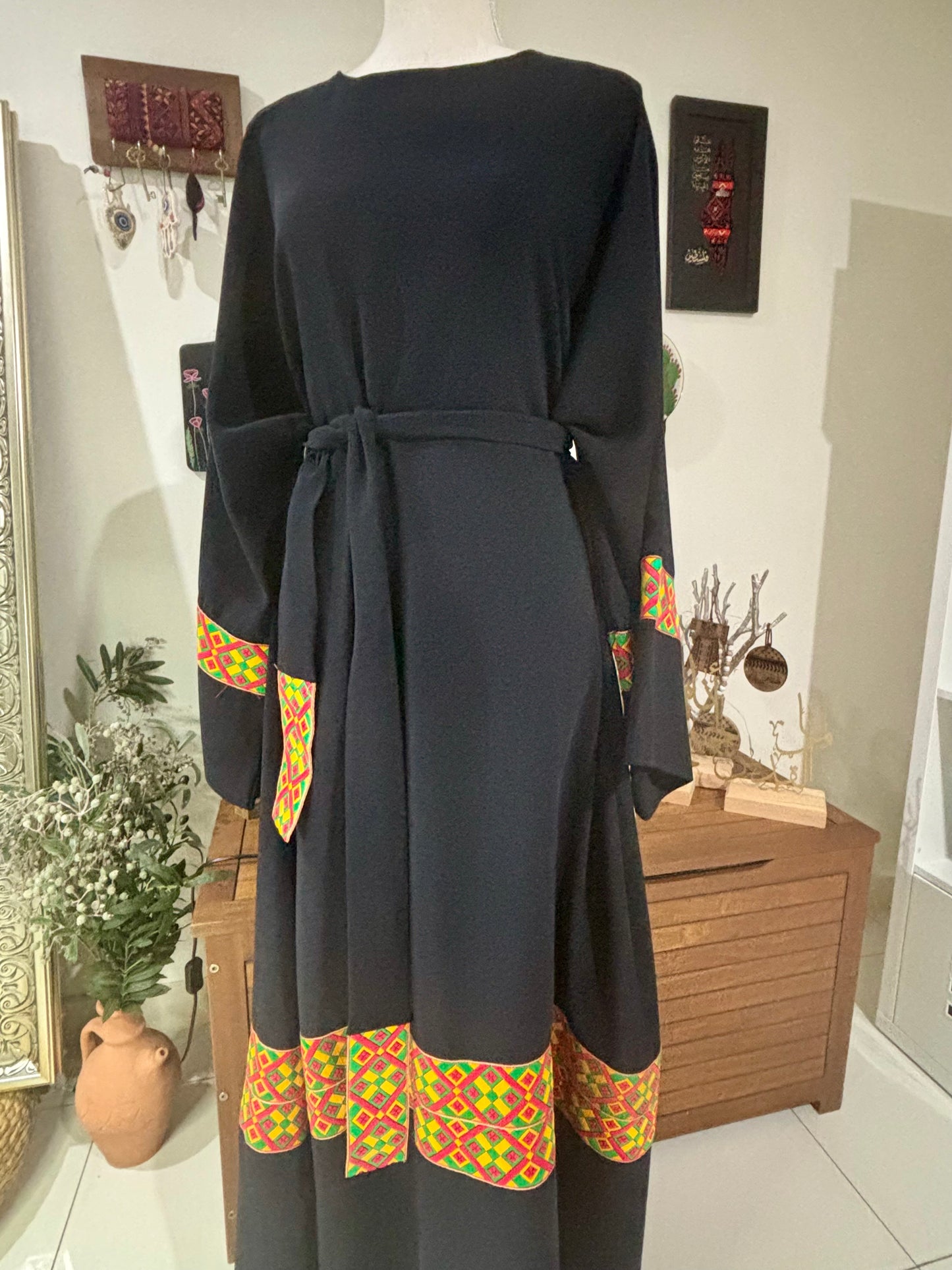 Cultural Black Dress.