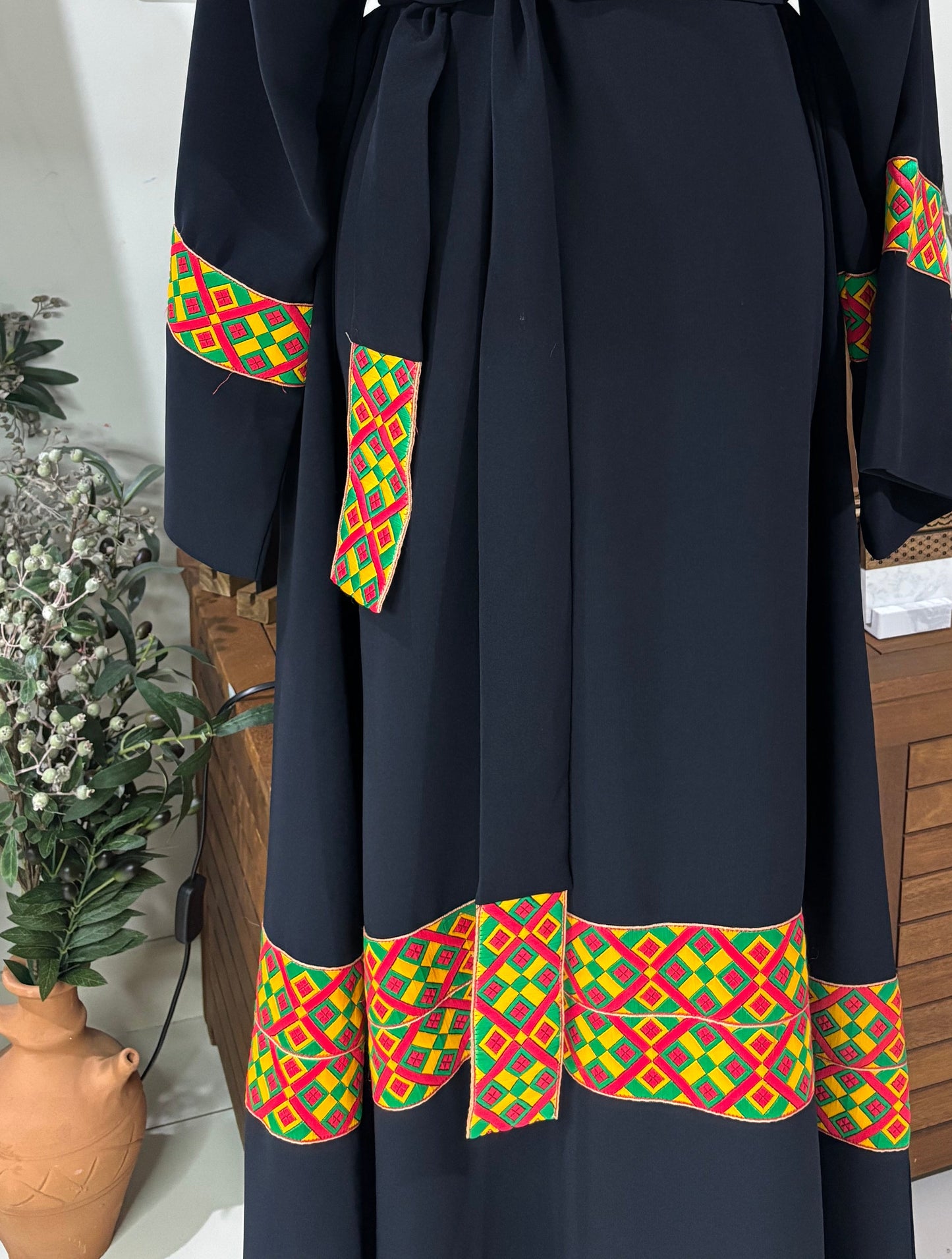 Cultural Black Dress.