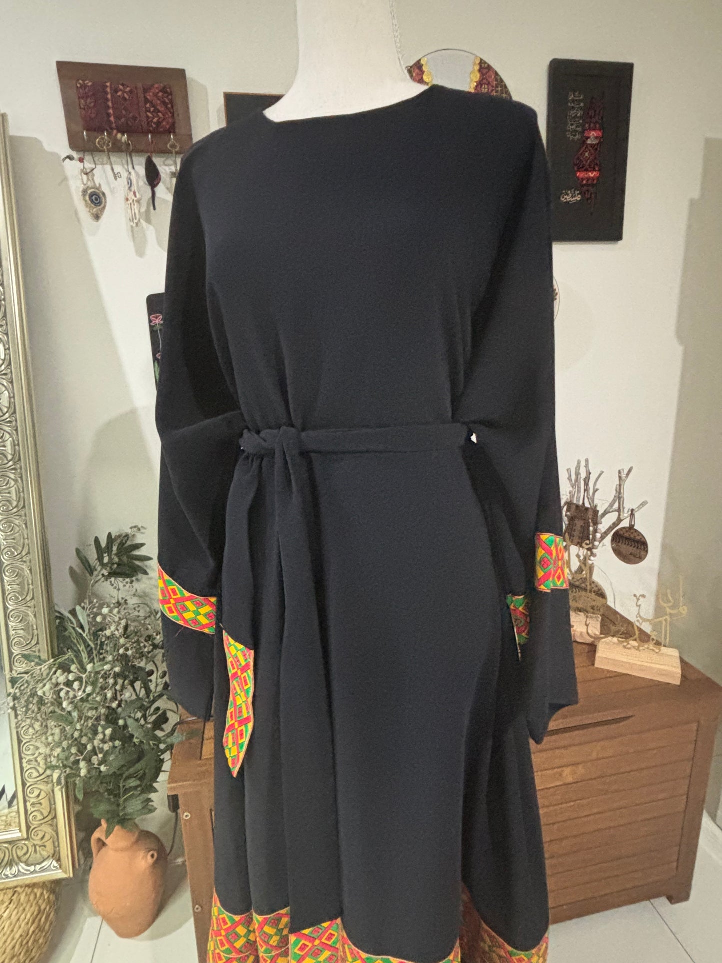 Cultural Black Dress.
