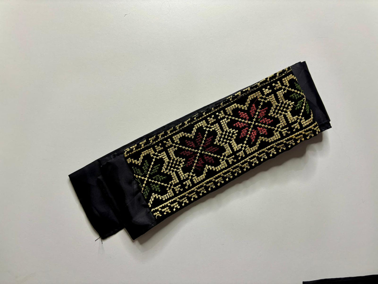 Tatreez Headband or Belt (no coins) Pattern 1 Gold Coloured