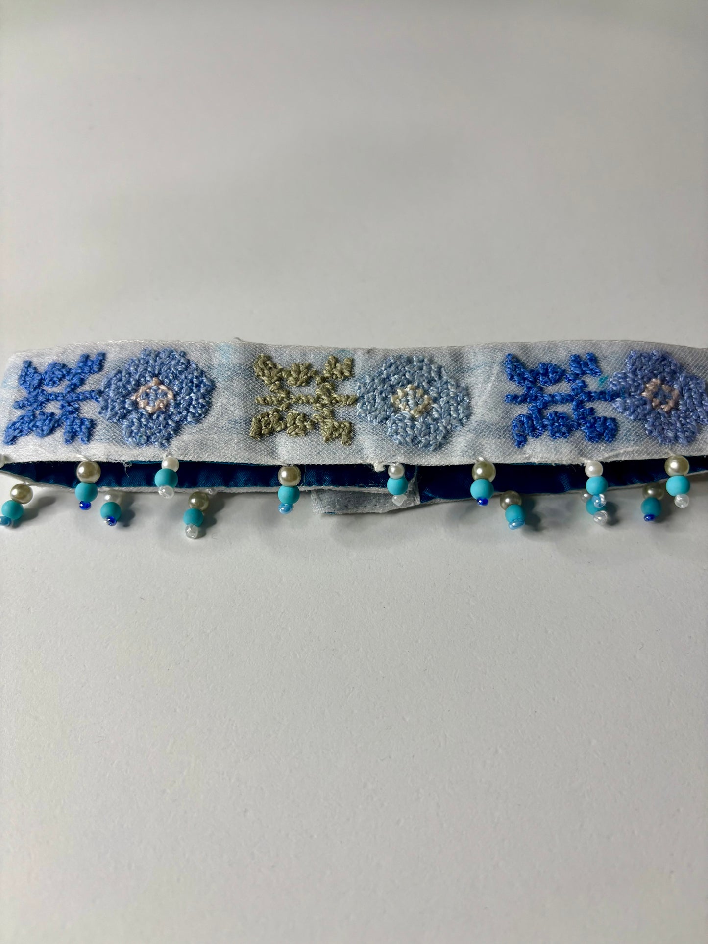 Tatreez Choker (Blue)