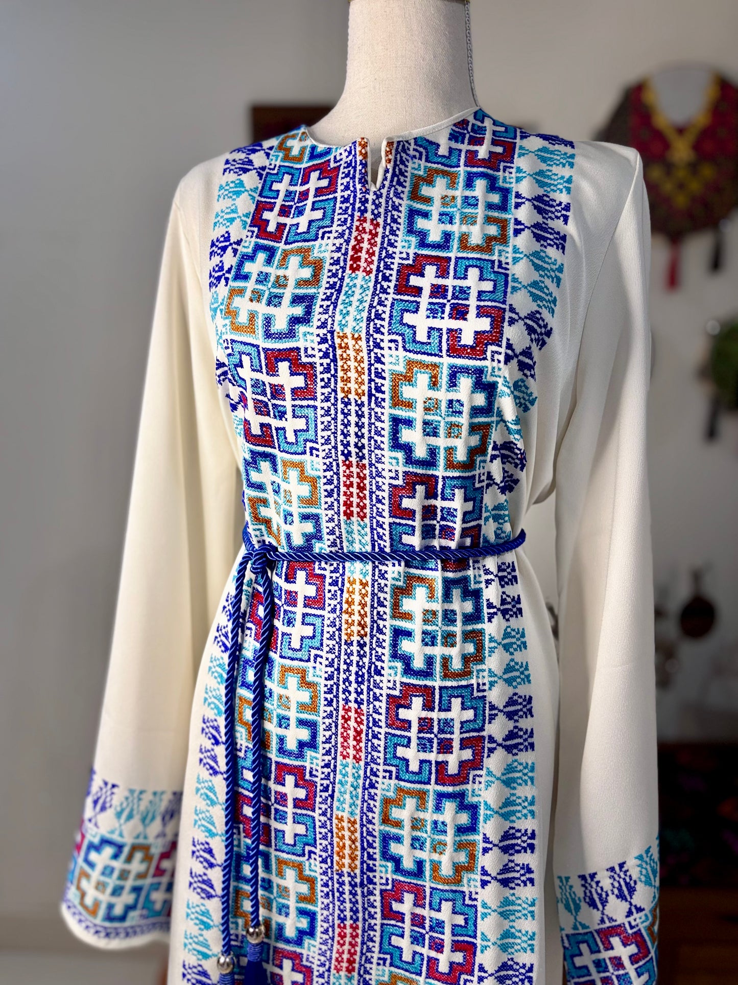 The Blue Heritage Thobe (Ramallah Collection)