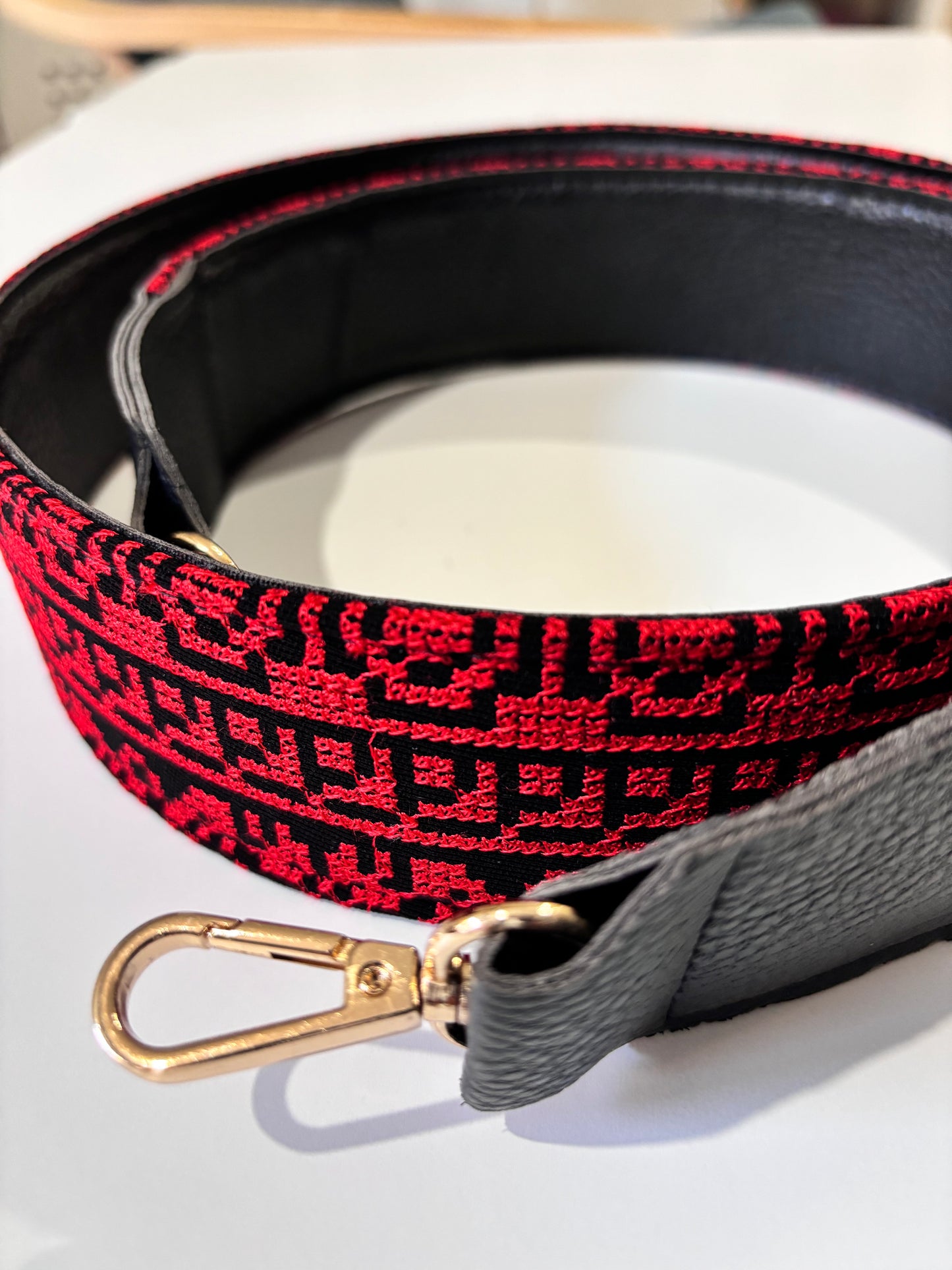 Bag/Camera Strap Red Tatreez