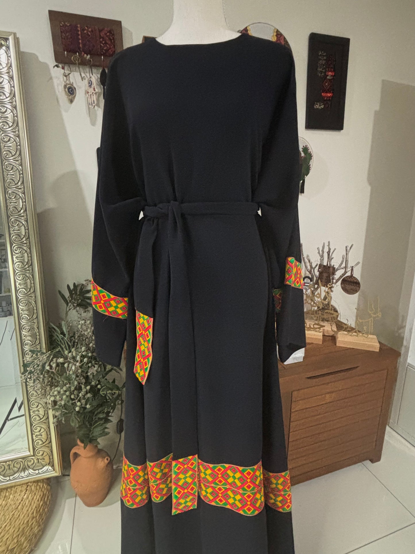 Cultural Black Dress.