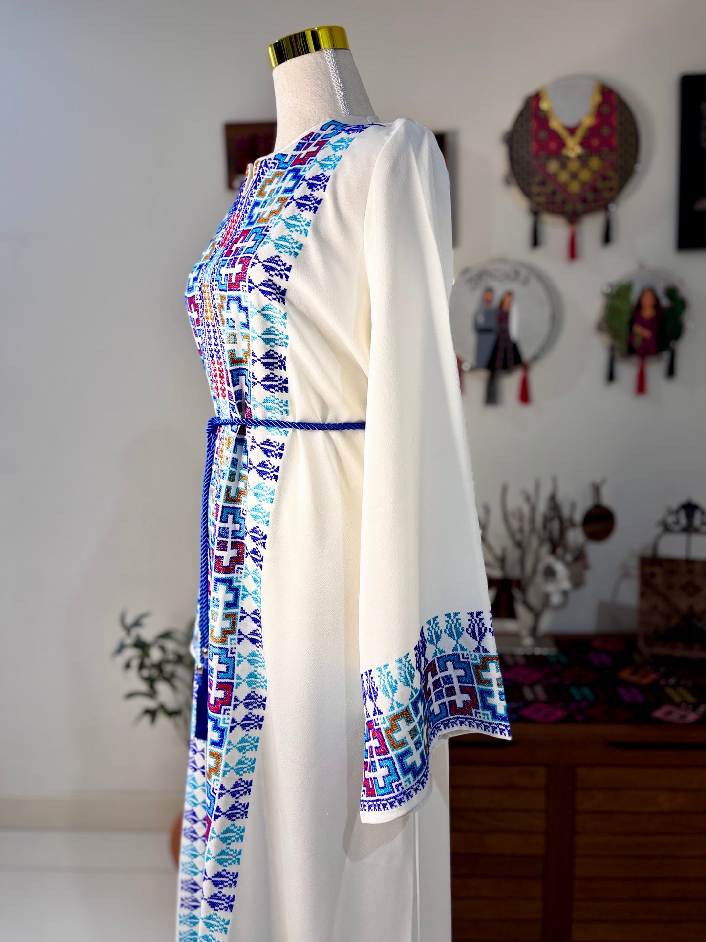 The Blue Heritage Thobe (Ramallah Collection)
