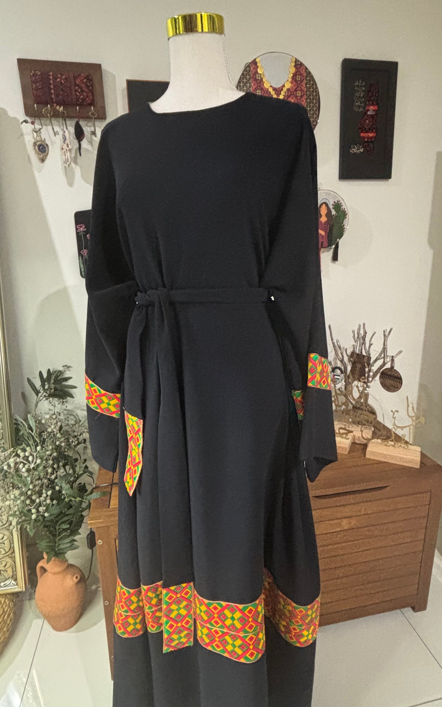 Cultural Black Dress.
