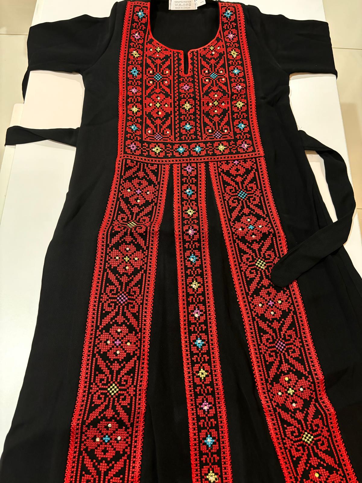 Kids Palestinian Thobe (Orouq With Colours) (AGE: 4-13 YEARS)