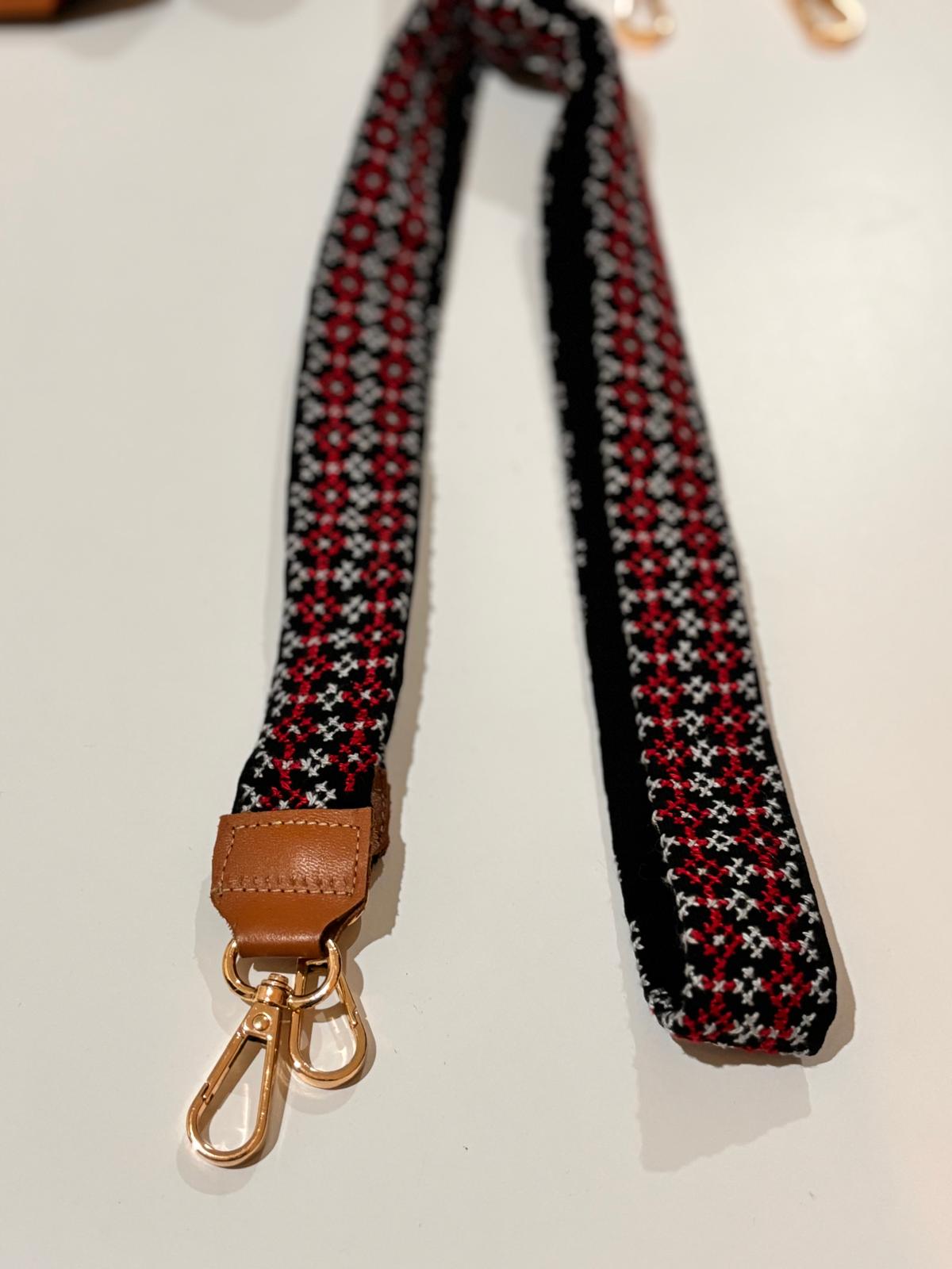 Hand Embroidered Bag strap (Khan Younis Stars)