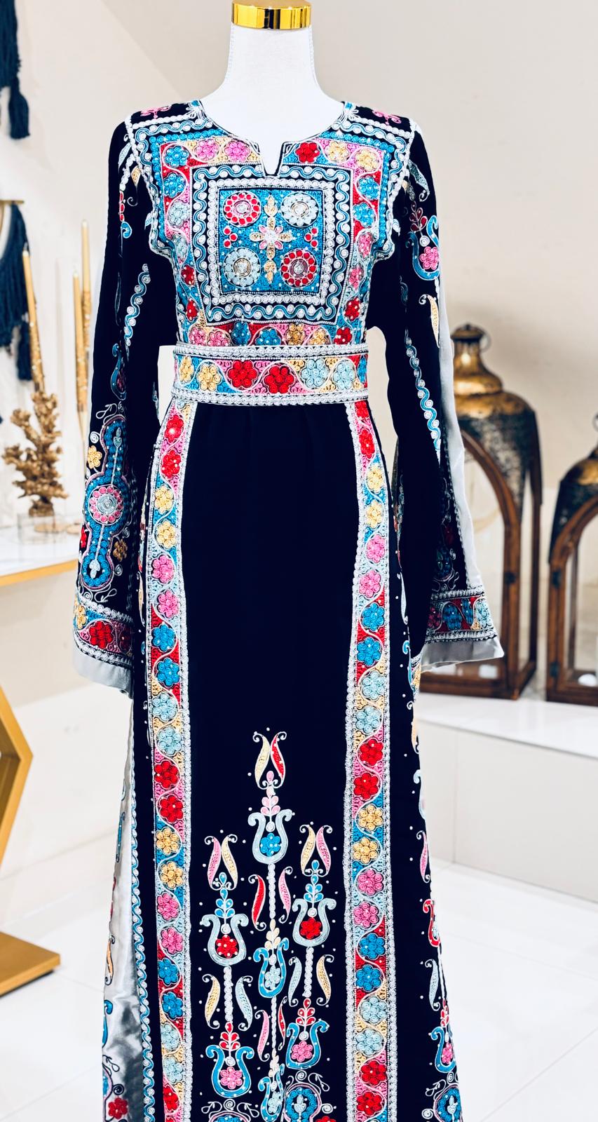 Blue Malaka Thobe