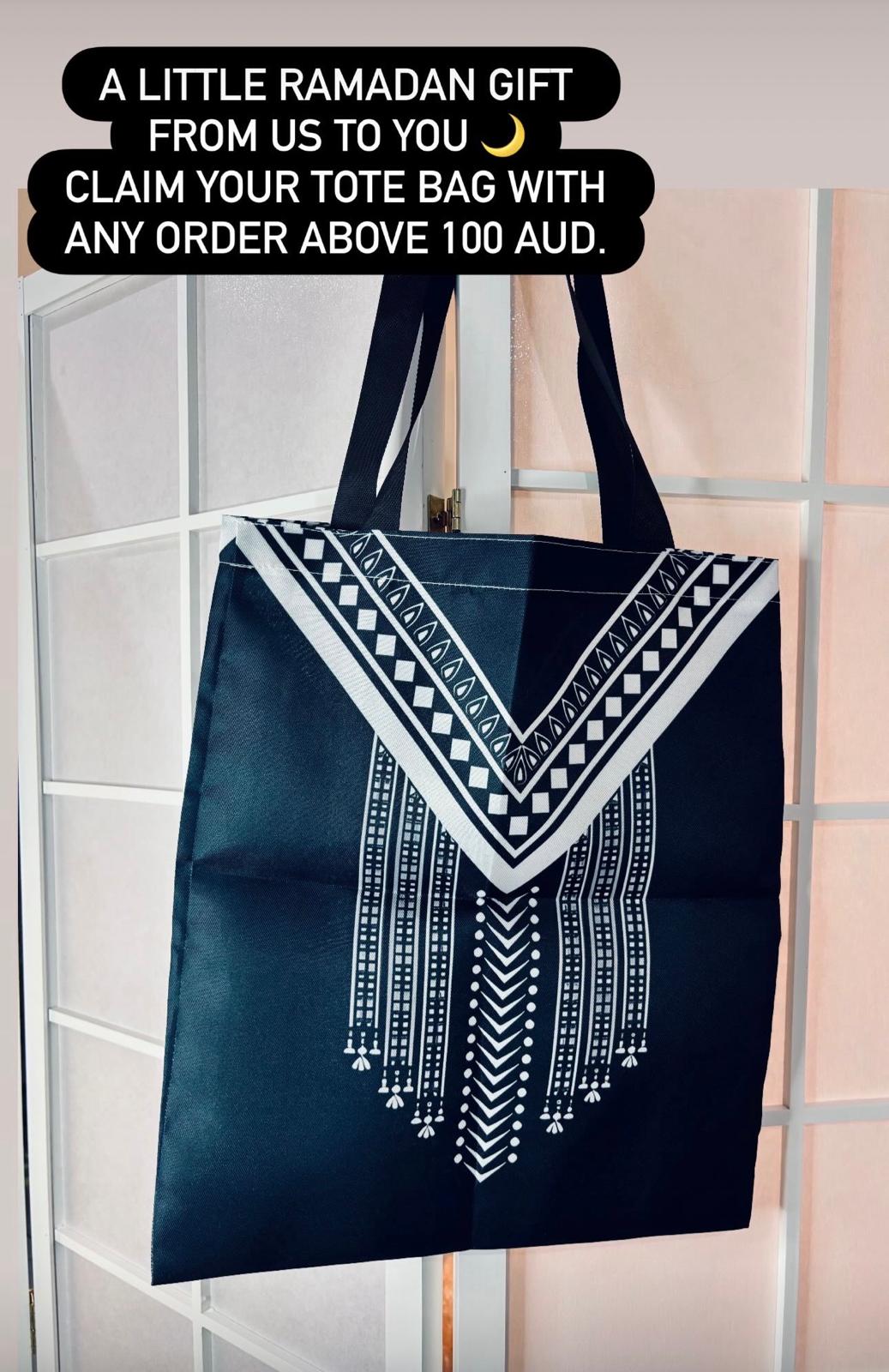 Black and White Tote Bag