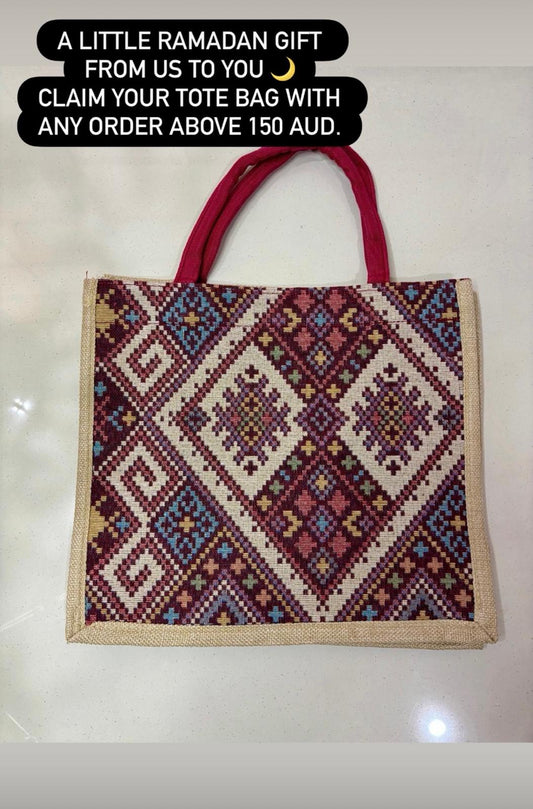 Ramadan Tote bag with lining