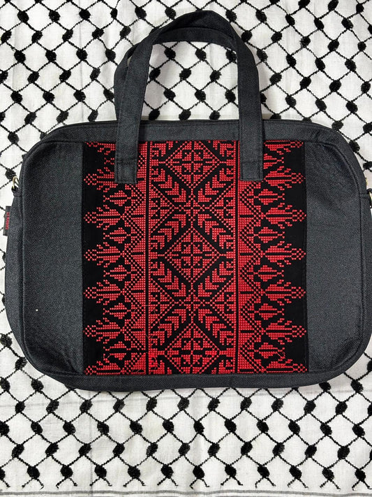 Laptop Red Tatreez Bag 1