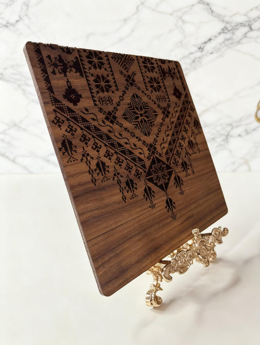 Walnut Wood Display Board