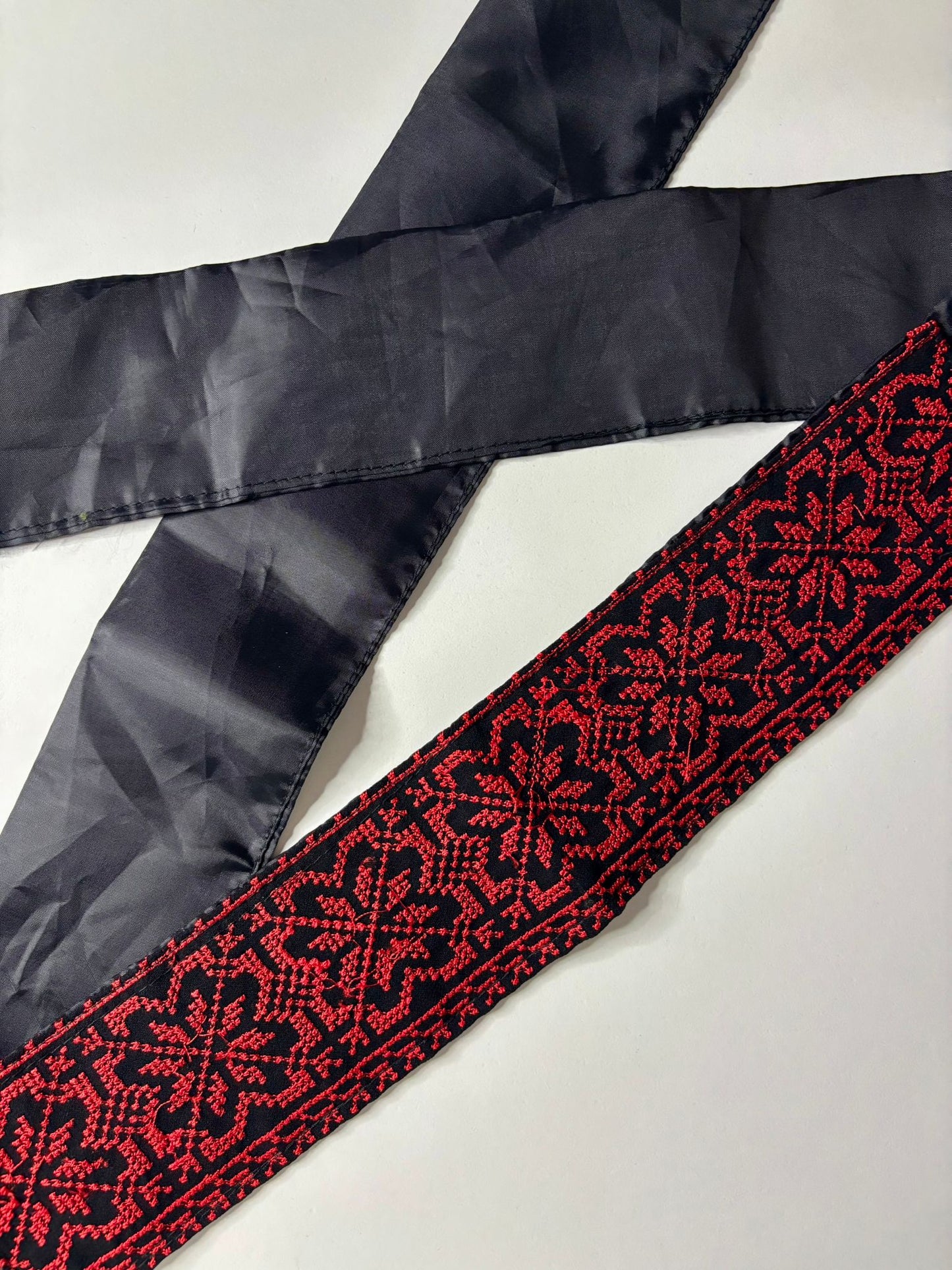 Tatreez Headband or Belt (no coins) Pattern 2 Red
