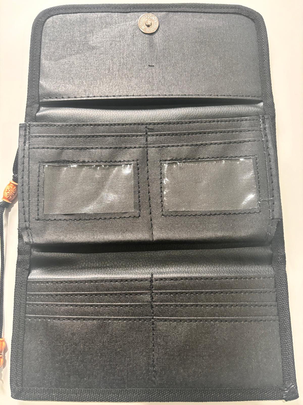 Embroidered wallet 1