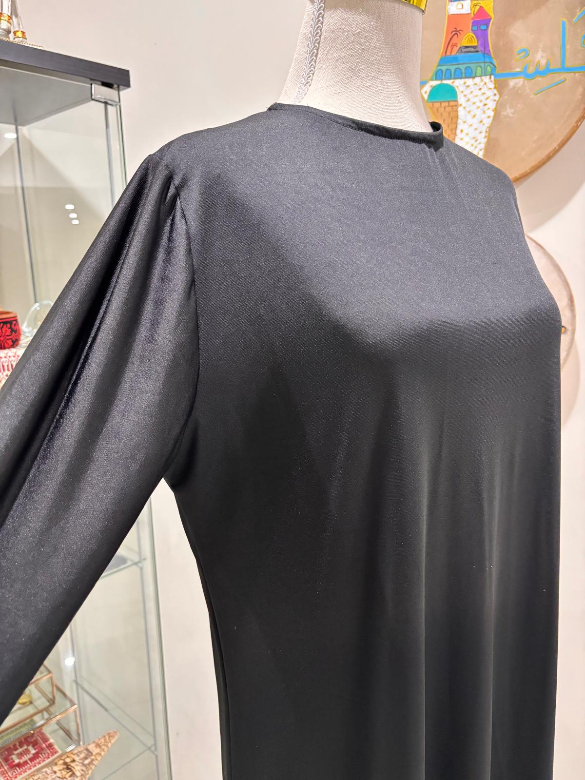 Slip (under abaya) black dress