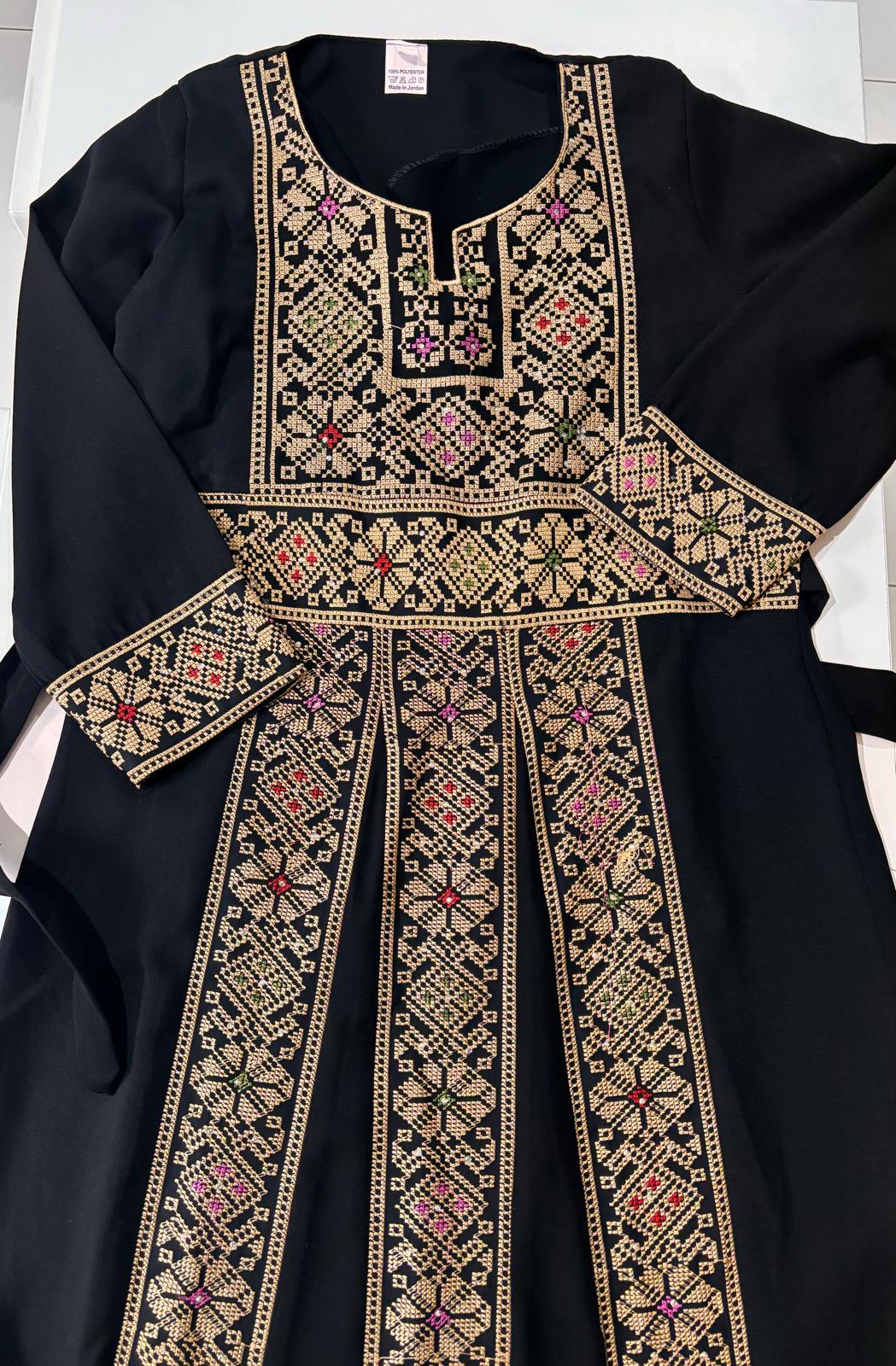 Black and Gold Thobe for Kids (4-10 years)