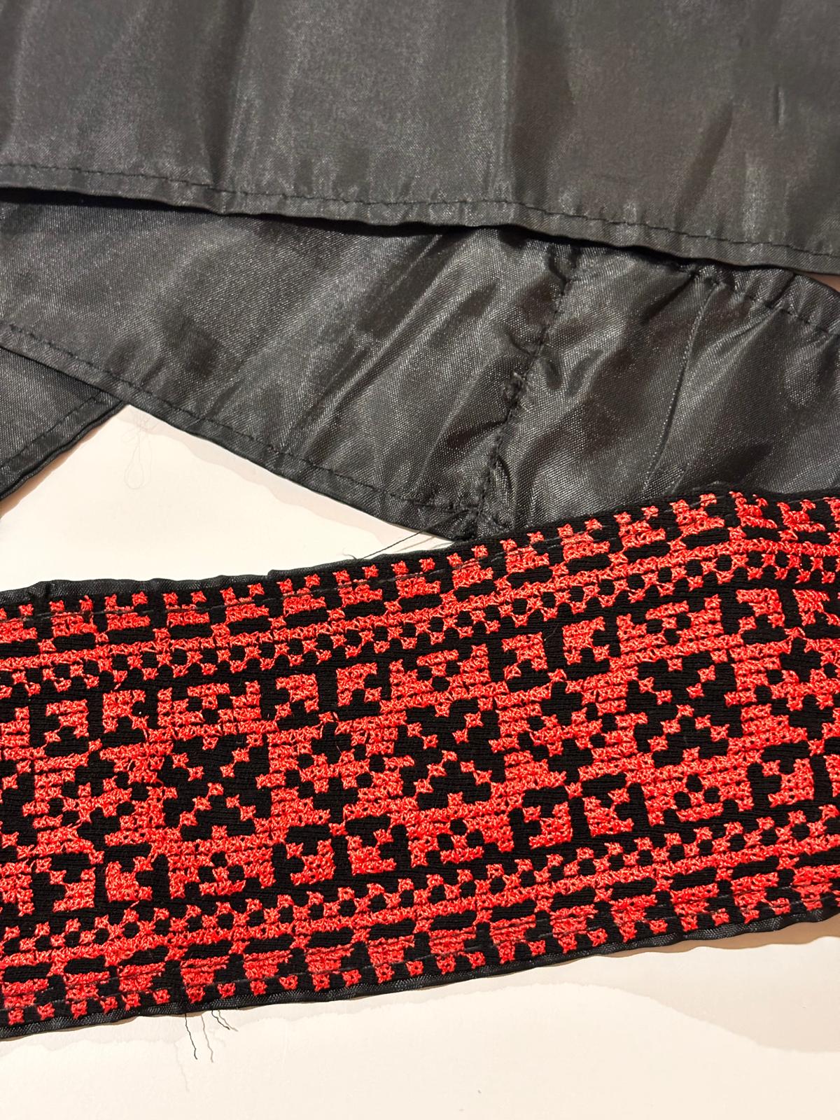 Tatreez Headband or Belt (no coins) Pattern 1 Red