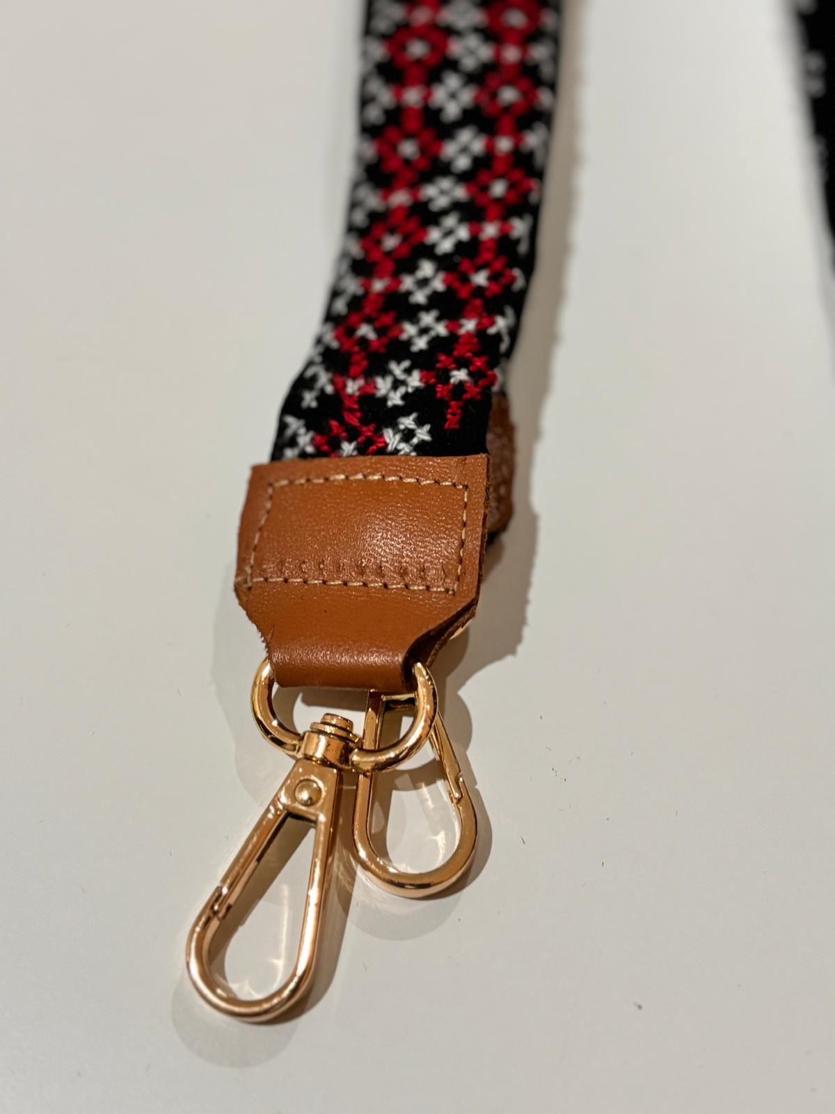 Hand Embroidered Bag strap (Khan Younis Stars)