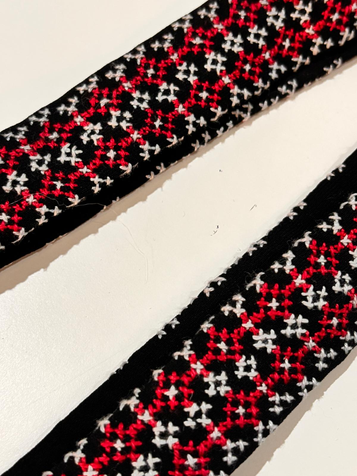 Hand Embroidered Bag strap (Khan Younis Stars)