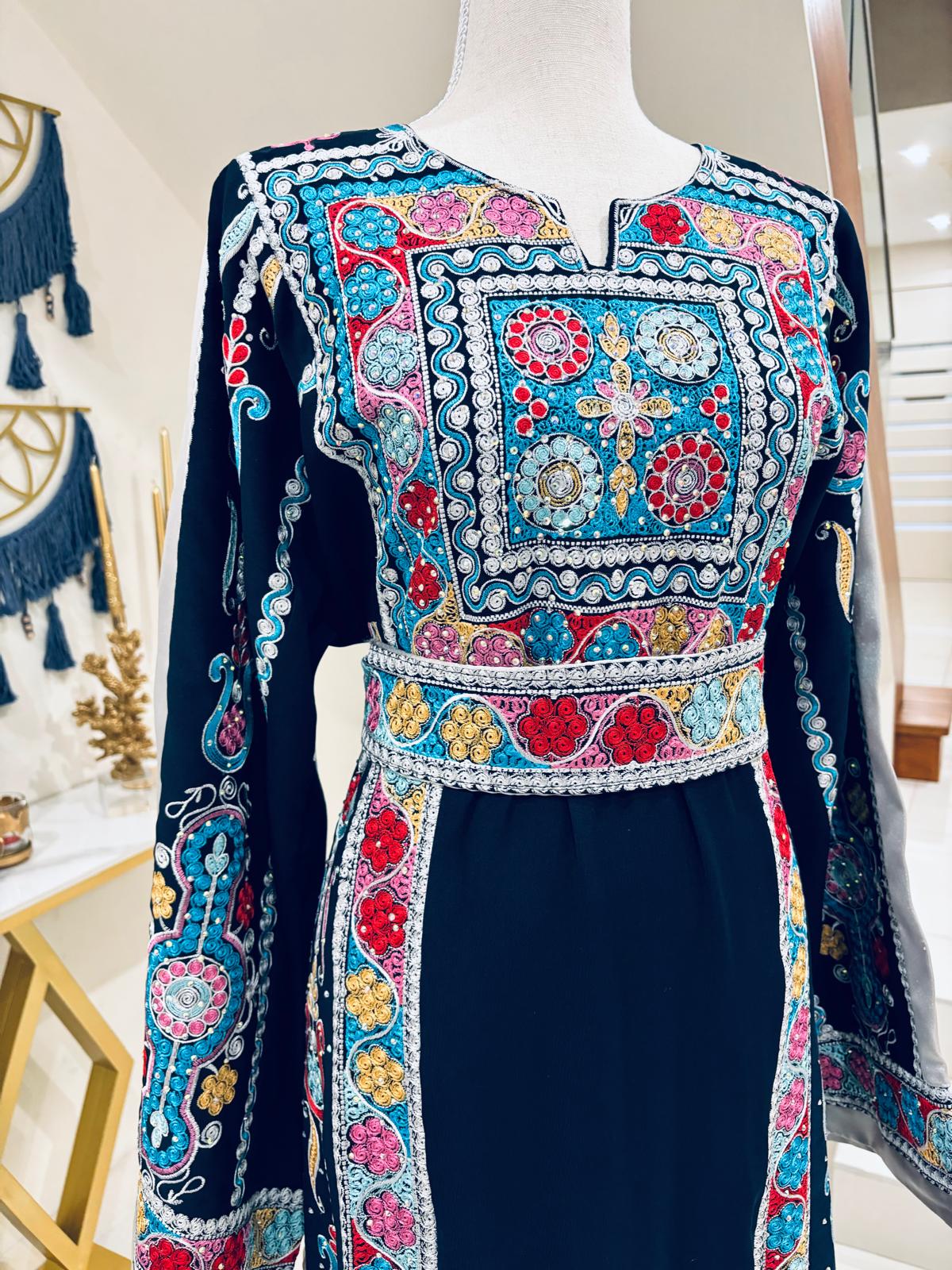 Blue Malaka Thobe