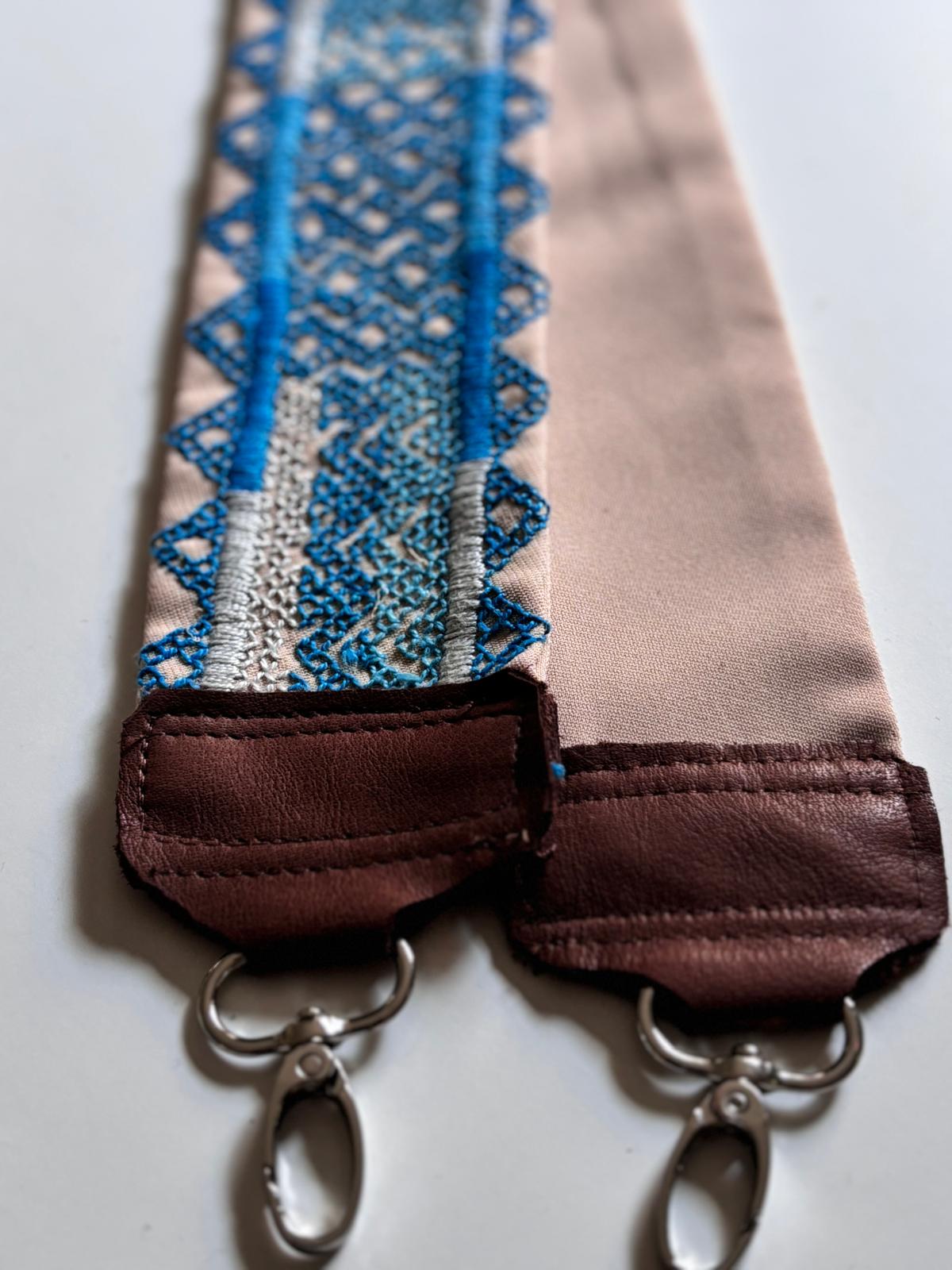 Hand Embroidered Bag strap