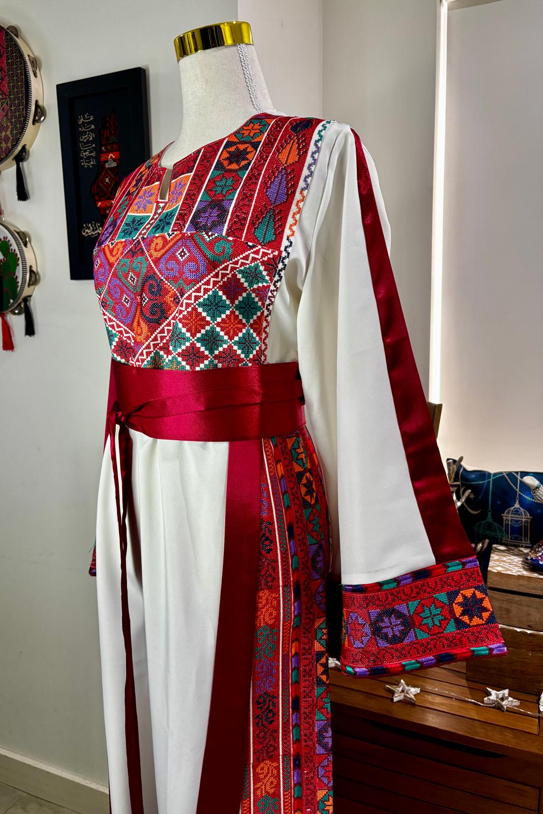 New White Falahi Thobe