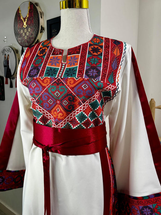 New White Falahi Thobe