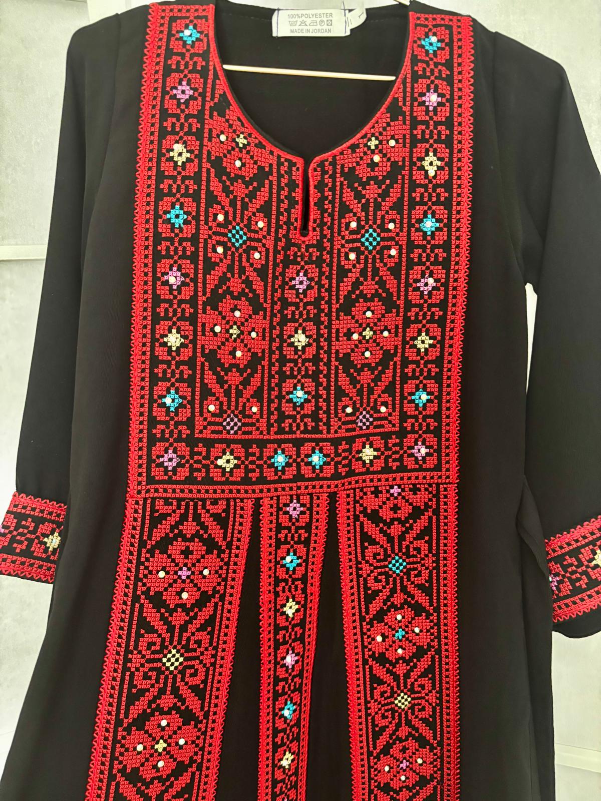 Kids Palestinian Thobe (Orouq With Colours) (AGE: 4-13 YEARS)