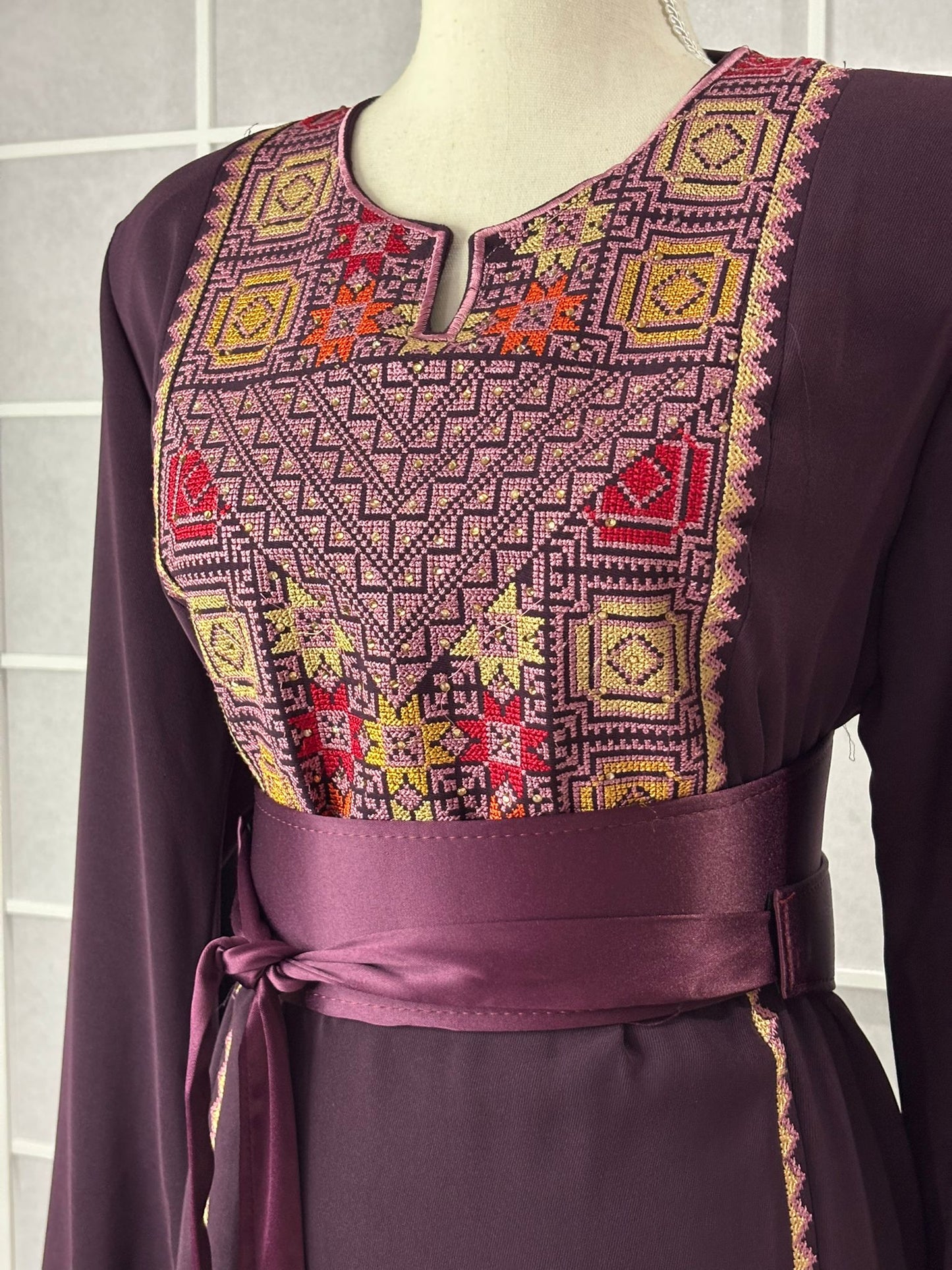 Satin Belt Purple