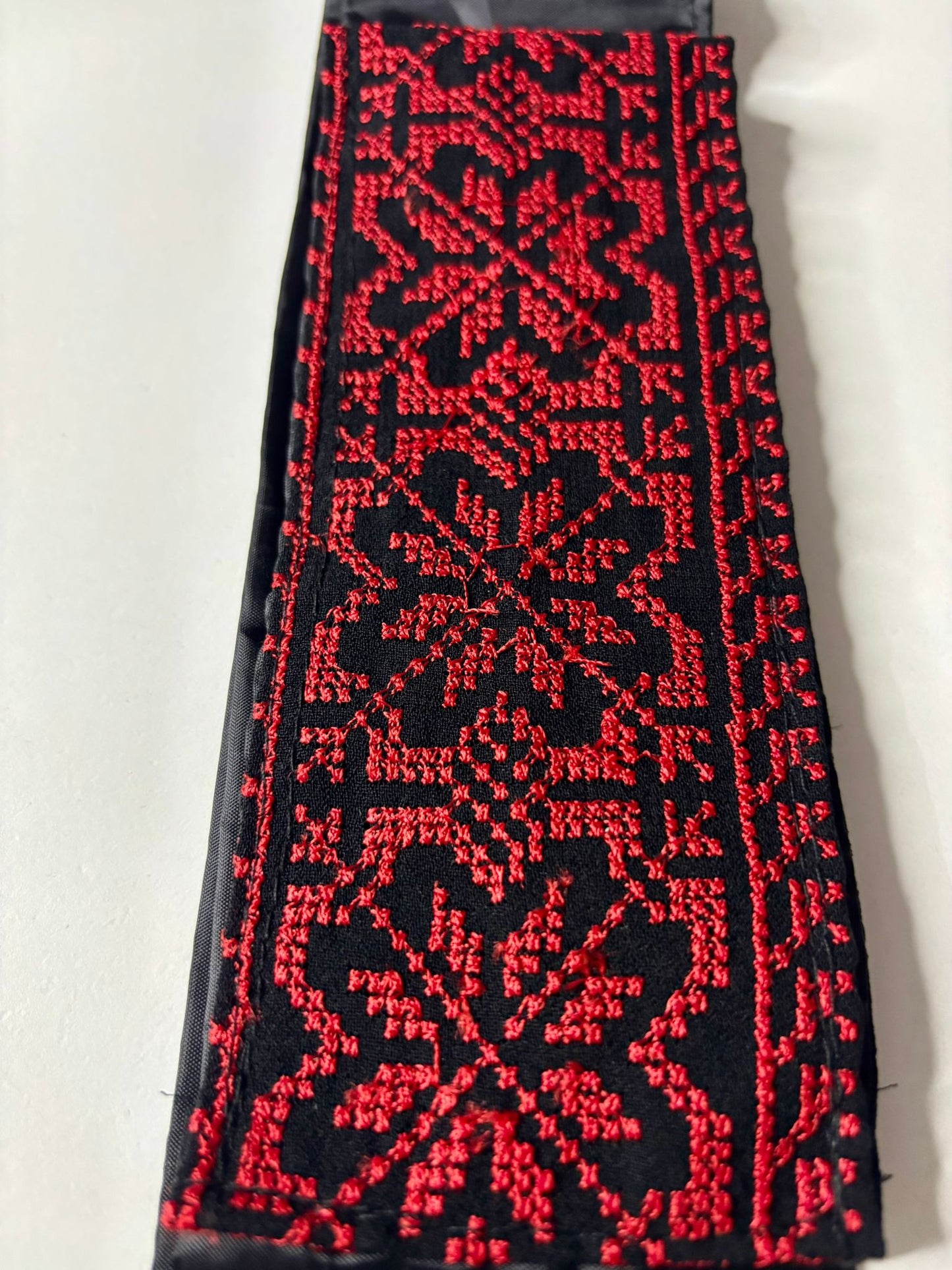 Tatreez Headband or Belt (no coins) Pattern 2 Red