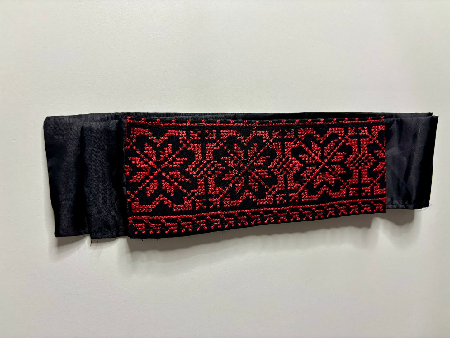 Tatreez Headband or Belt (no coins) Pattern 2 Red