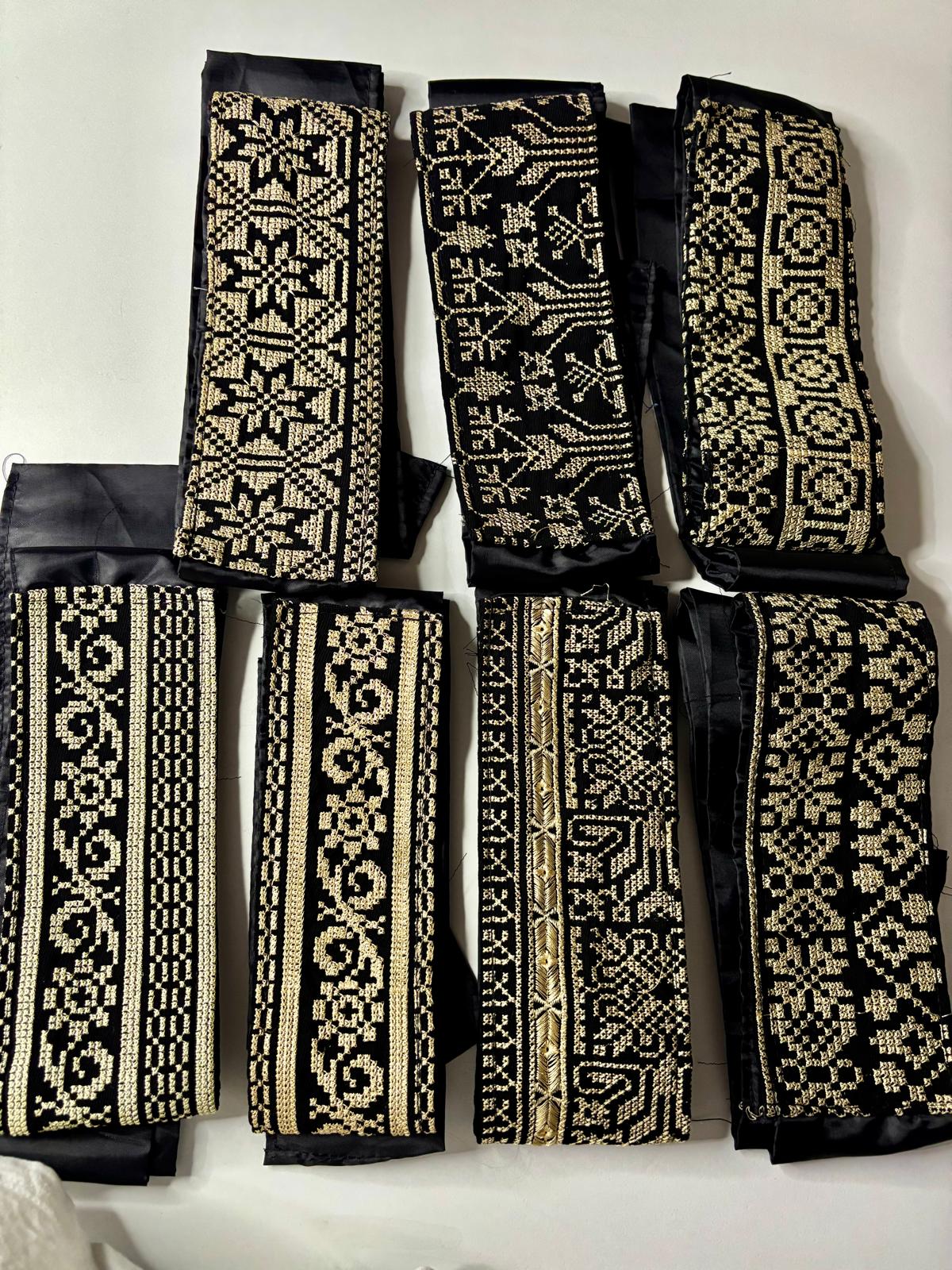 Tatreez Headband or Belt (no coins) Gold