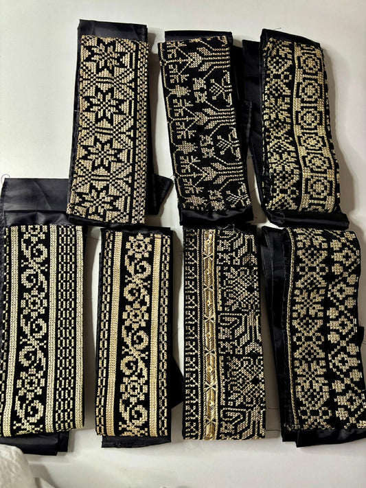 Tatreez Headband or Belt (no coins) Gold