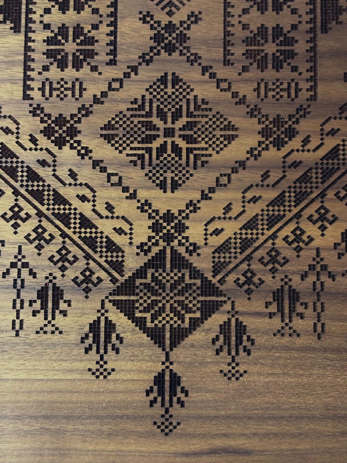 Walnut Wood Display Board