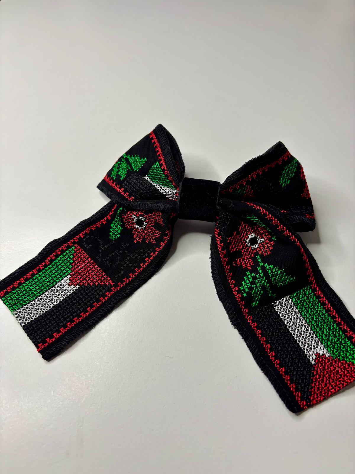 The Heritage Hair Bow (Flag Colours)