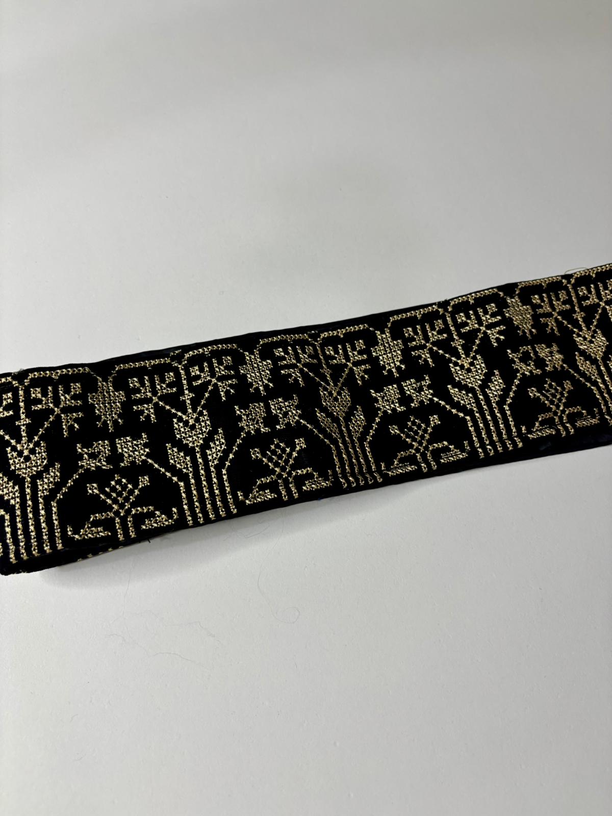 Tatreez Headband or Belt (no coins) Gold