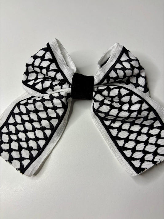 The Heritage Hair Bow (Keffiyeh Pattern)