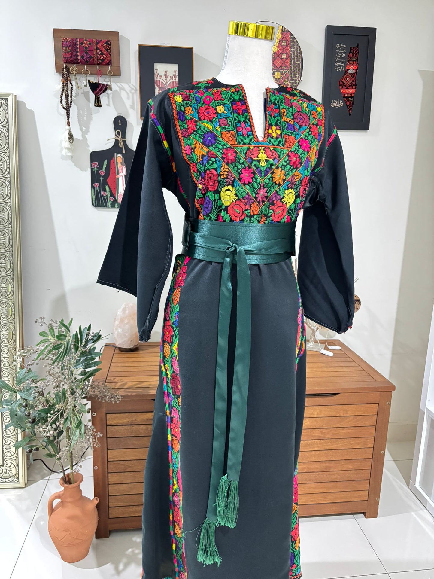 Deerah Coolection:  Vintage Palestinian Thobe. (From Al-Khalil)