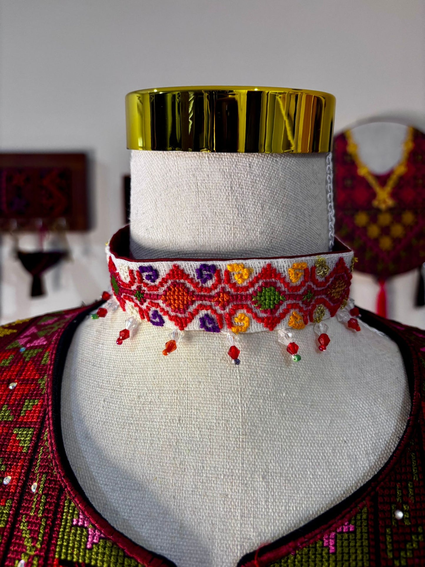 Tatreez Chocker (Coloured)