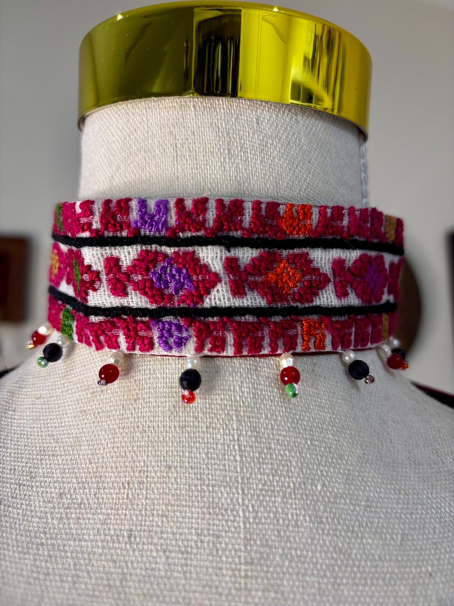 Tatreez chocker (Red)
